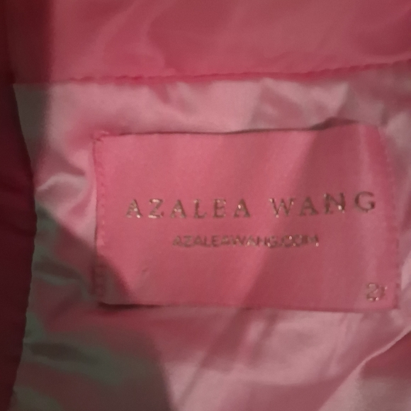 Azalea Wang Jackets & Blazers - Azalea Wang Women's Pink Puffer Coat